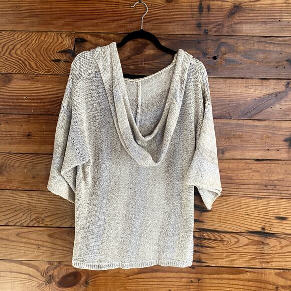 Splendid Knitted 1/2 Sleeve Hoodie - Size M/L - Picture 3 of 3